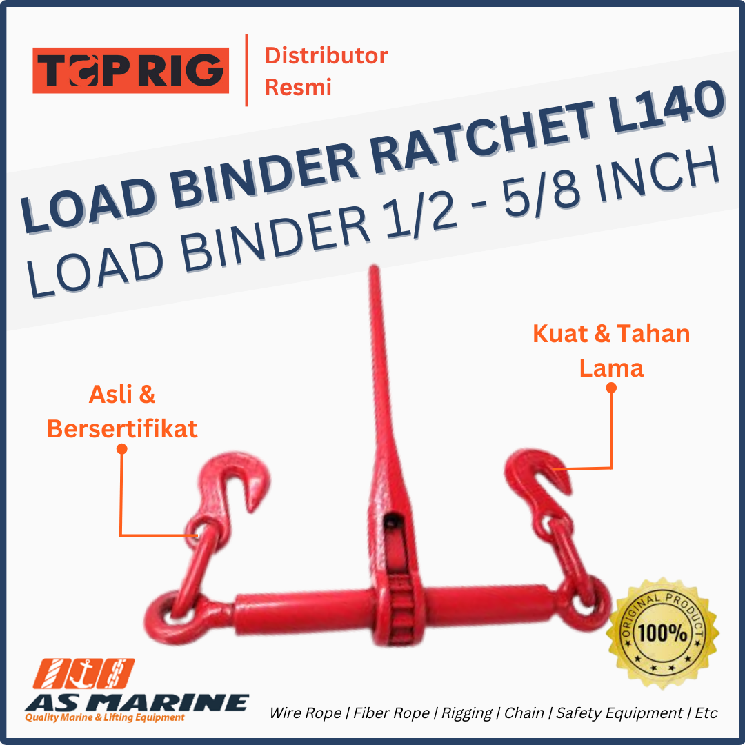 load binder ratchet toprig L140 1/2-5/8 inch